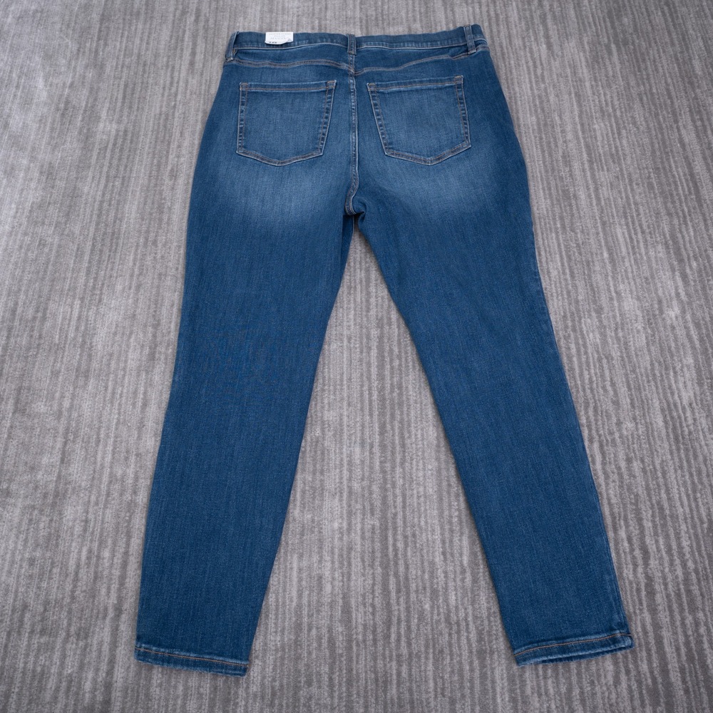 Lane Bryant Tighter Tummy Pull On Jegging High Rise Medium Wash Jeans Women 18 - Picture 2 of 12